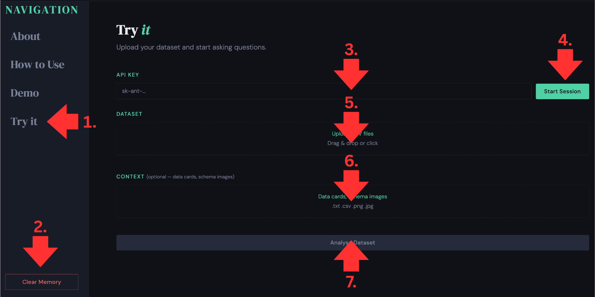 Setup walkthrough